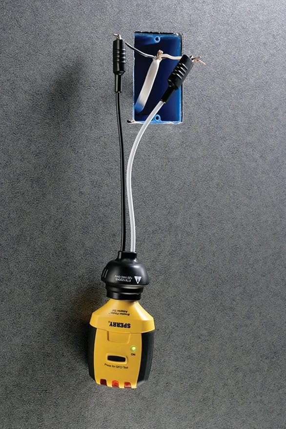 Sperry Instruments CS61200P Electrical, 120V AC, 60Hz, Includes: CS61200AS Light and Switch, 2 Pc Circuit Breaker Finder and Accessory Kit, As Shown in The Image