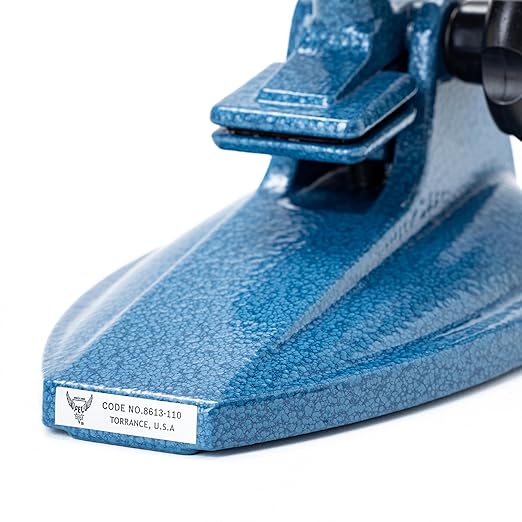 PEC Tools Micrometer Stand, Holder for Micrometer Up to 4" with Non-Slip Clamping Pads, Professional Precision Grade Made with Cast Iron