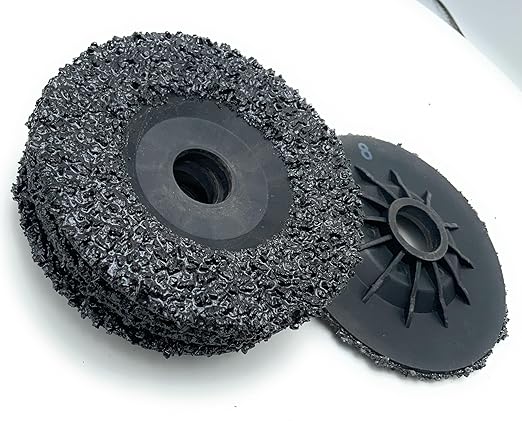 SIGNI 5 Pack SiC Plastic Back Grinding Wheel for Granite/Marble/Concrete and Glasses (4.5 INCH, 8 GRIT)
