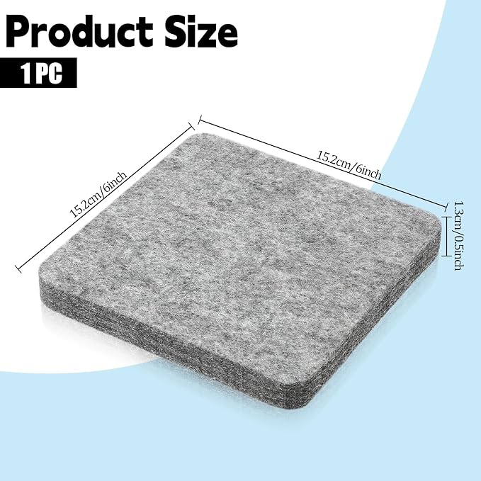 Aeaocvo Needle Felting Pad, 6×6 in Needle Felting Mat - Image 2