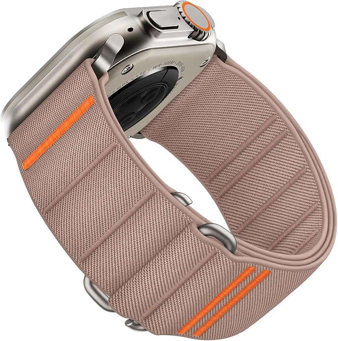 Suitisbest Sport Bands Compatible with Apple Watch Ultra Band 49mm 46mm 45mm 44mm 42mm 38mm 40mm 41mm Men Women, Stretchy Nylon Sport Loop Strap with S-Hook for iWatch Series 10 Ultra SE 9 8 7 6 5 4 3