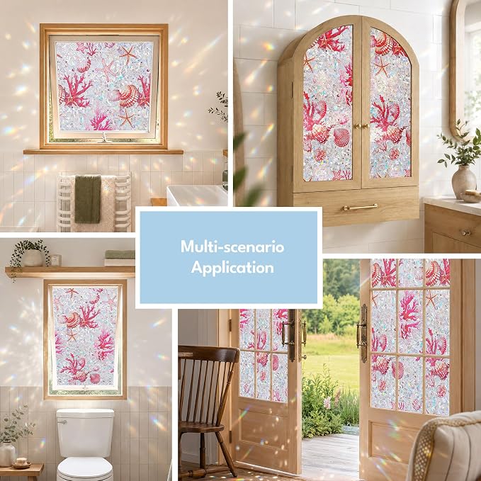 ADD.HERES Window Privacy Film, Stained Glass Decorative Static Cling, Removable - Image 7