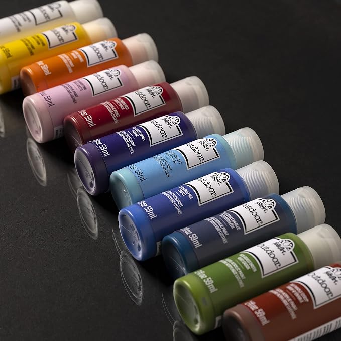 FolkArt Outdoor Gloss Acrylic Craft Paint Set Designed - Image 10