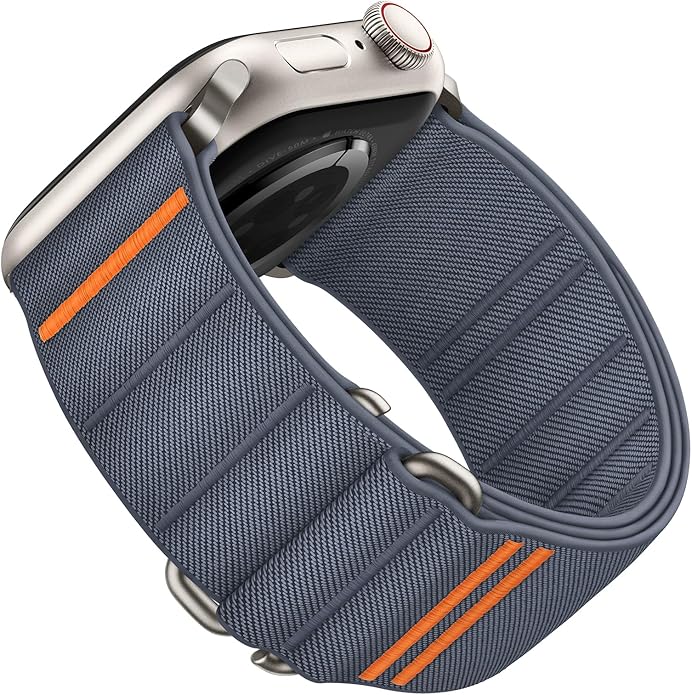 Suitisbest Sport Bands Compatible with Apple Watch Ultra Band 49mm 46mm 45mm 44mm 42mm 38mm 40mm 41mm Men Women, Stretchy Nylon Sport Loop Strap with S-Hook for iWatch Series 10 Ultra SE 9 8 7 6 5 4 3