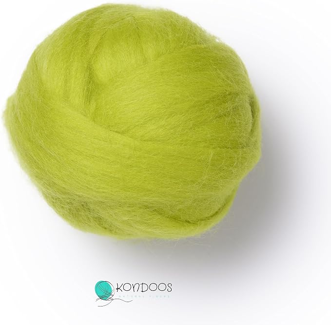 Kondoos Natural Wool roving, 2 OZ. Best Wool - Image 4