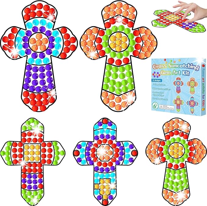 2026 VBS Sunday School Cross Craft Kids Kits Vbs Christian Religious Jesus by Qyeahkj