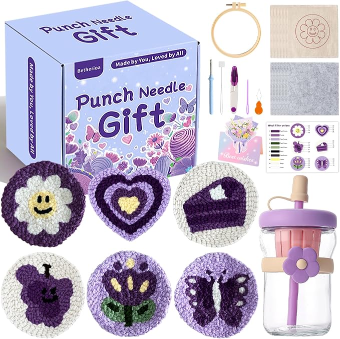 Betherioa Punch Needle Kits for Adults Beginner, Teacher Appreciation by Unknown