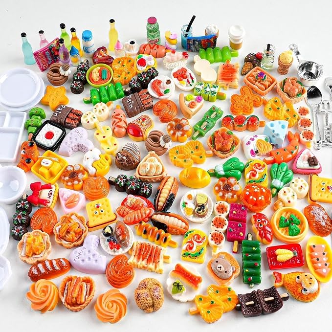 150 Pcs Miniature Food Drinks Bottle Toys Mixed - Image 9