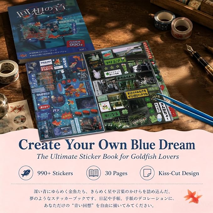 Tmtains 990Pcs Japanese Sticker Book - Image 7