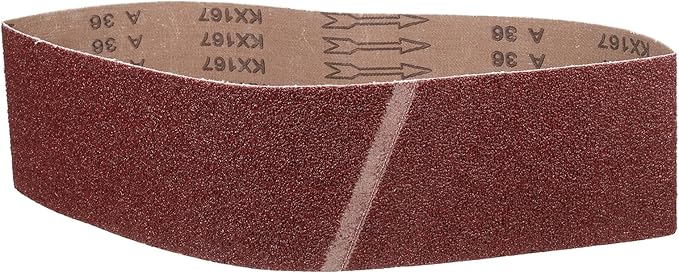 4 x 36 Inch Sanding Belt, 1 Pcs 36 Grit Knife Sharpener Belts Work Sharpening for Belt Sander Knife Carving Tool Metal Working