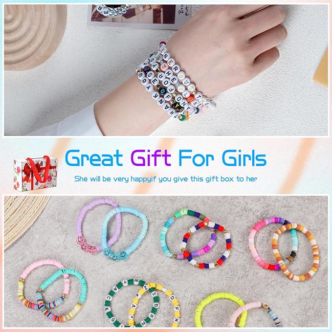 Premium 6-Box Clay Beads Bracelet Making Kit - Image 5