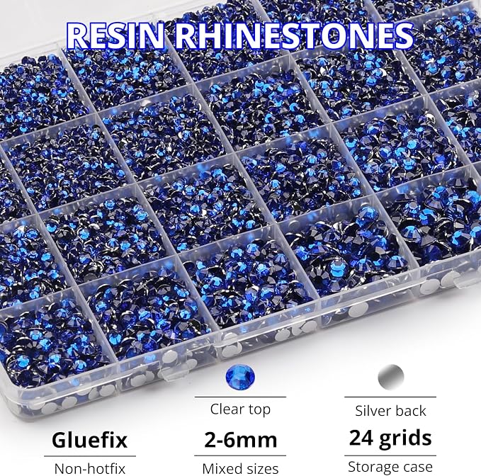 31000Pcs Royal Blue Rhinestones - Image 3