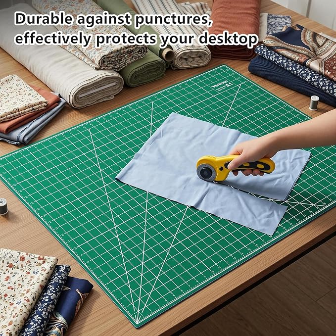 WORKLION 24" x 36" Large Self Healing PVC Cutting Mat, Double Sided, Gridded - Image 6