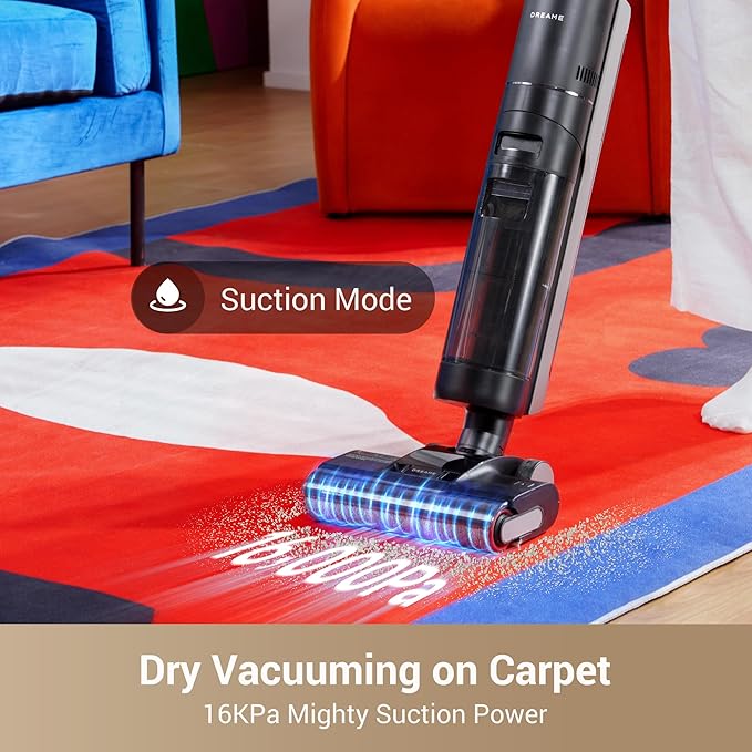 DREAME G10 Pro Wet Dry Vacuum Cleaner, Vacuum Mop All in One with Auto Self-Cleaning, Floor Cleaner Machine for Hard Floor, 35 Mins Runtime, Edge Cleaning, Self-Propelled Vacuum Mop Combo