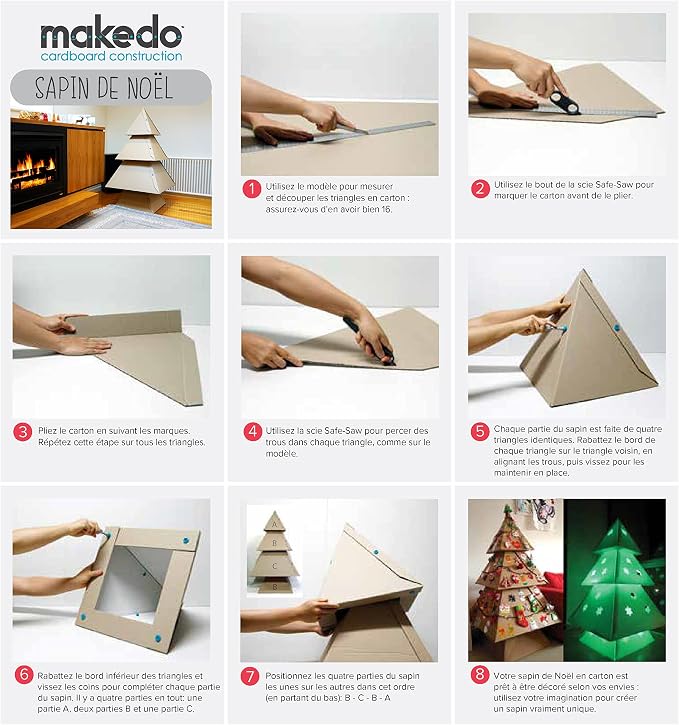 Makedo Starter 036 | Cardboard Construction Starter Pack | STEM and STEAM - Image 8