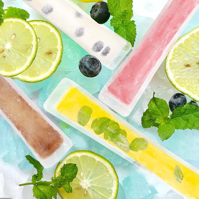 FEBSNOW 160 Pcs Disposable Ice Pop Bags Popsicle Molds - Image 3