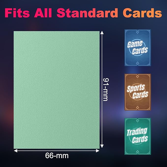 200 Pack Card Sleeves, Matte Dual Trading Card Sleeves - Image 6