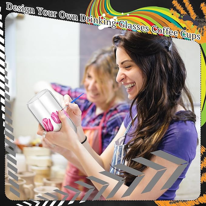 Pickmesh 6 Set Graduation Gift Glass Painting Kit - Image 5