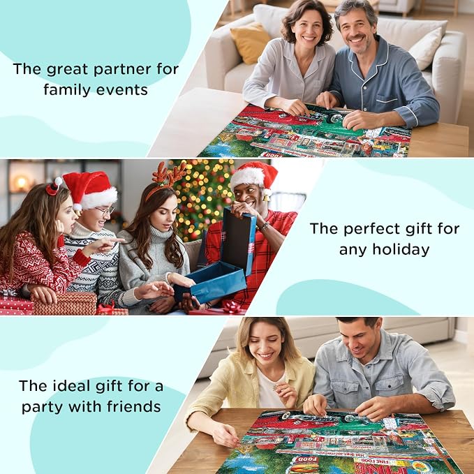 500 Pieces Jigsaw Puzzles, Retro Style 500 piece Puzzles - Image 5