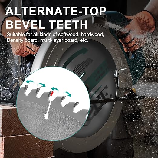 14-Inch Miter Saw Blades 80-Tooth, Circular Saw Blade, Woodworking Saw Blades for Table Saw, 1 Inch Arbor, 1 Pack