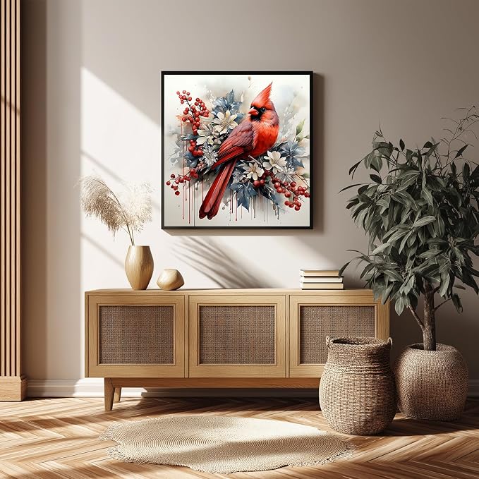 Cardinal Paint by Numbers for Adult, Cardinal Paint by Numbers Kit for Adults - Image 7