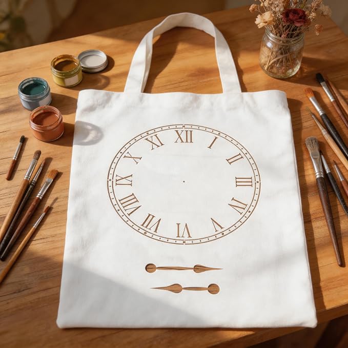 TIAMECH A4 Reusable Rome Clock Dial Stencil - Image 4