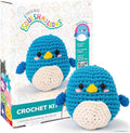 Original Squishmallows Bebe the Bluebird Crochet Kit, Includes Yarn, Crochet by HorizonGroupUSA