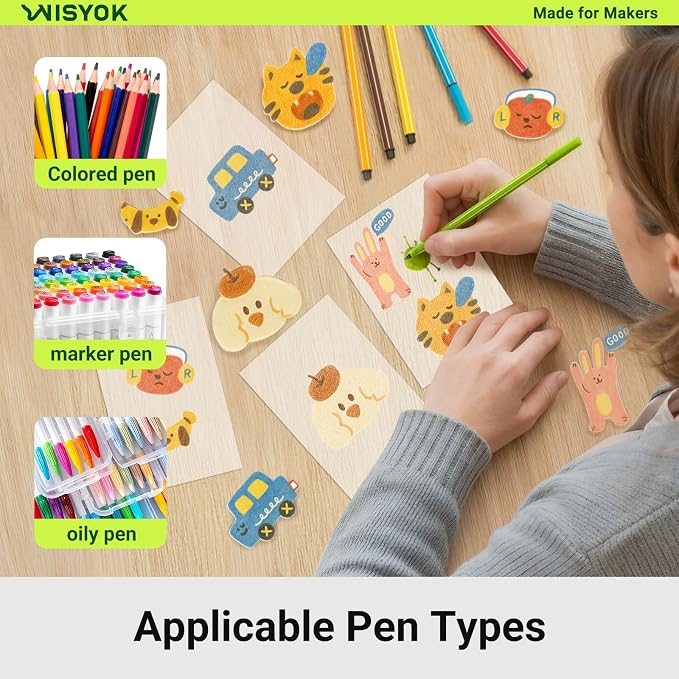 WISYOK 76 pcs Shrinky Film Kits - Image 3