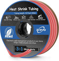 Heat Shrink Tubing 3/8 Inch, 3:1 Ratio Wires heat shrink tube, Dual Wall Adhesive-Lined Waterproof Shrink Wrap Tubing, 33FT Red Industrial and Marine Grade Heat Shrink Wrap