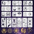 INFUNLY 15Pcs Magic Divination Wall Stencil by INFUNLY