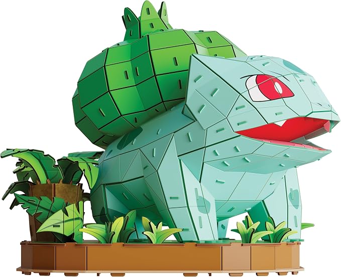 4D Build Pokémon Bulbasaur 3D Puzzle Model Kit, Desk Décor, Shelf Display - Image 7