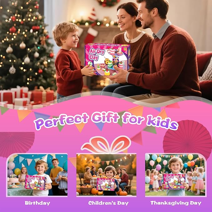 ifergoo Air Dry Clay Kit for Kids - Image 7