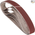 6 Pcs Sanding Belts 2 x 36 Inch 120 Grit Aluminum Oxide Abrasive Sandpaper for Belt Sander Metal Grinding Wood Working Weld Rust Removal
