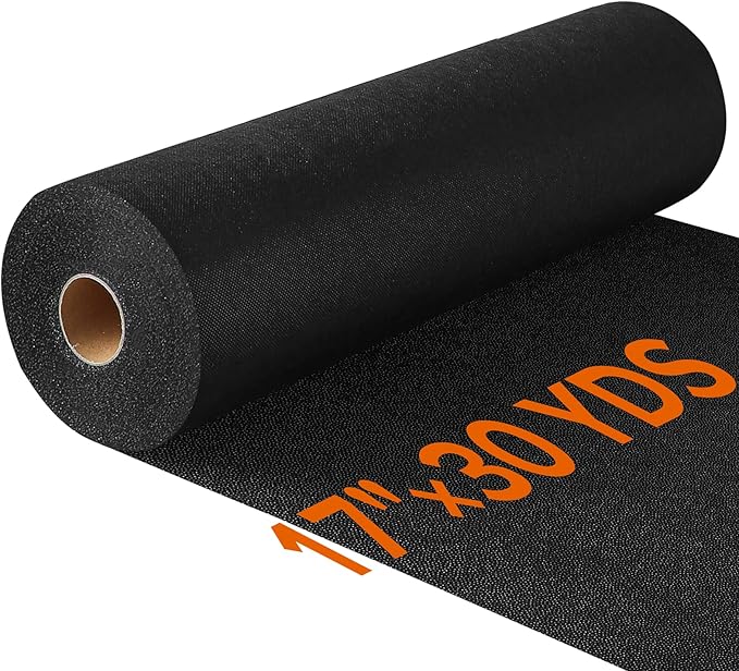 ZOMONETI Medium Weight 17in x 30yd Black Iron On Non-Woven Fusible Interfacing by ZOMONETI