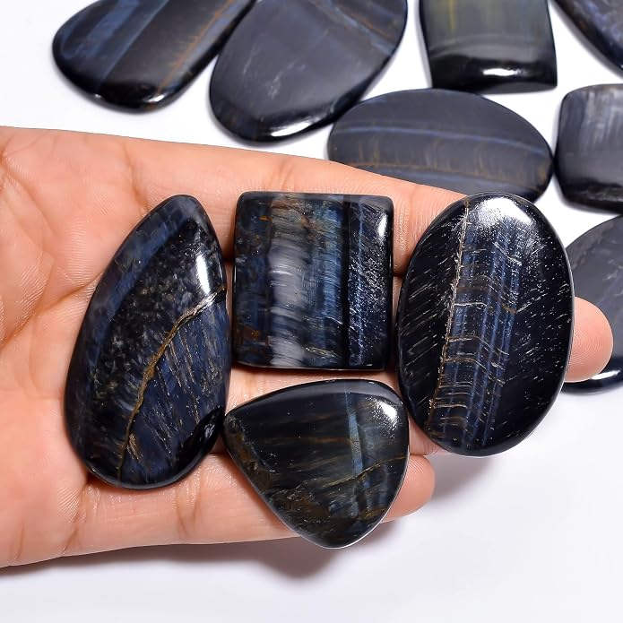 Natural Loose Gemstone 5 Piece Cabochons Lot Jewelry Making Loose Gemstone - Image 2