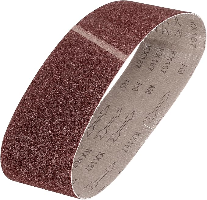 HARFINGTON 6 x 48 Inch Sanding Belts, 1 Pcs 60 Grits Aluminum Oxide Abrasive Belt Sander File Belt for Woodworking, Metal Polishing, Knife Sharpener