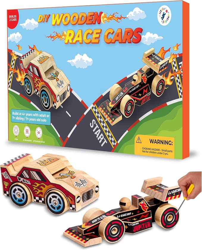 Little Jupiter DIY Wooden Kits w/Stickers by LittleJupiter