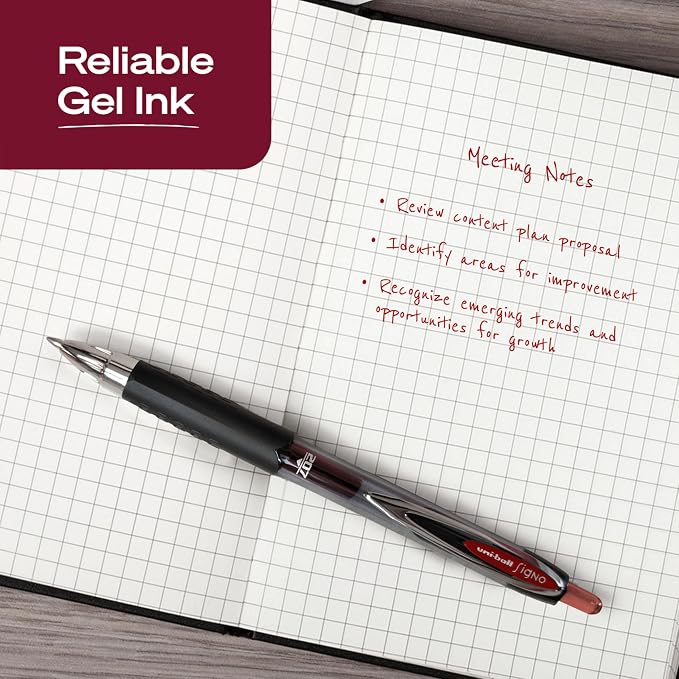 uniball™ 207 Gel Pens, 0.7mm Medium Point, Retractable, Smooth Writing - Image 3