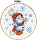 Snowman Counted Cross Stitch Kit by Design+Works+Crafts