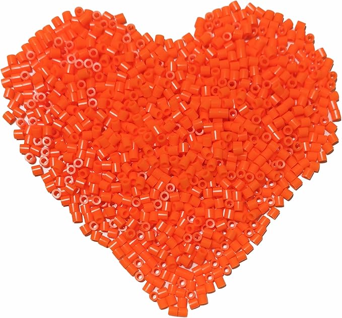 3000Pcs Beads Fuse Beads - 5mm Orange Melting Beads by Yowamho