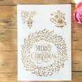 TIAMECH A4 Reusable Merry Christmas Stencil by TIAMECH