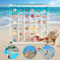 Artlunar 36 Grids Acrylic Display Box, Approx. 12 x 12 cm Clear Magnetic Shadow by Artlunar