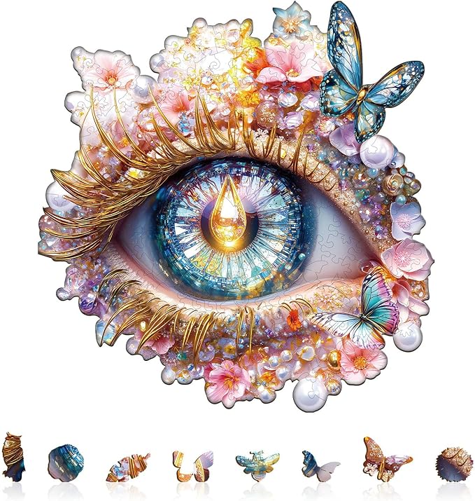 Eden Eye Puzzles Adults Gifts Wooden 240 Pieces 13.4 * 12.4in by Jollitot