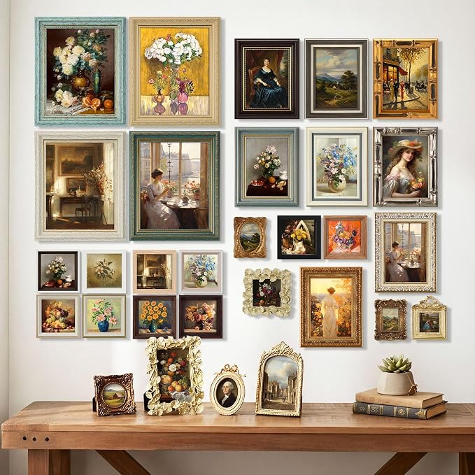 Kathfly 30 Pack Vintage Picture Frames - Image 2