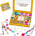 MYCUTEY DIY Keychain Making Kit-Big Beaded Keychain & Bag Charm Craft Supplies by MYCUTEY