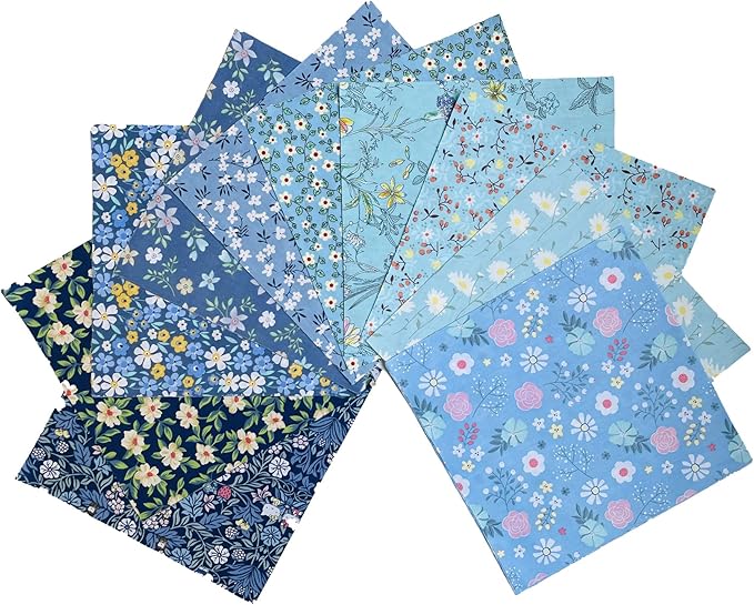 50pcs 5 x 5 inches Multicolor Cotton Fabric Bundle Squares - Image 4