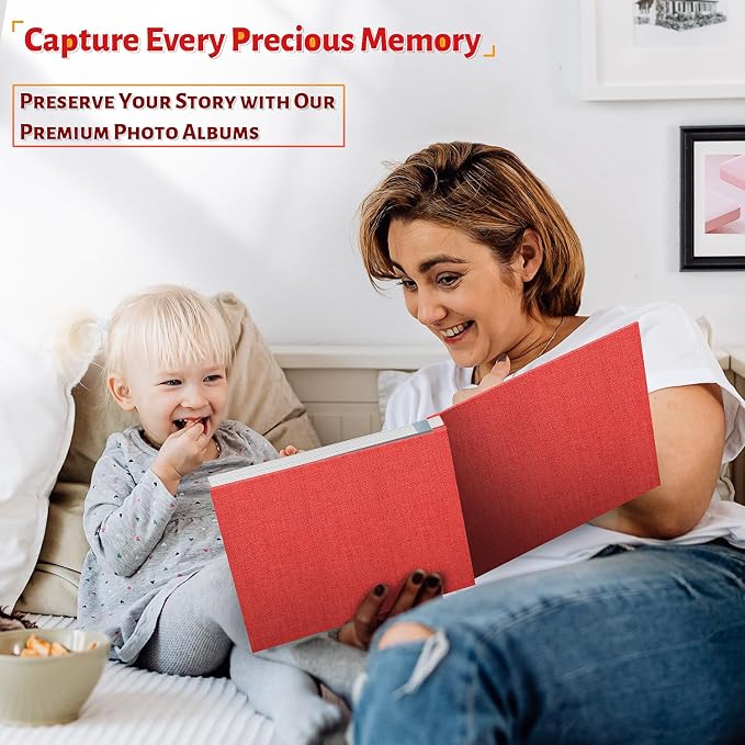 Artfeel Photo Album Self Adhesive Scrapbook, 60 Pages Large Photo Book - Image 6