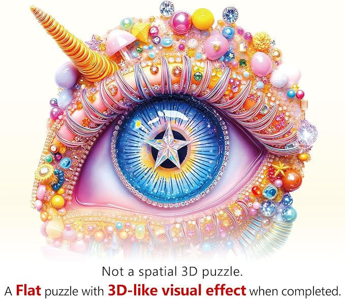 Fable Eye Puzzles Adults Gifts Wooden 100 Pieces 8.5 * 8.1in - Image 9