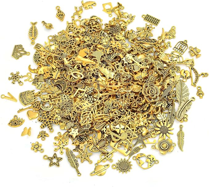 400 Pcs Wholesale Bulk Lots Jewelry Making Charms by selizo