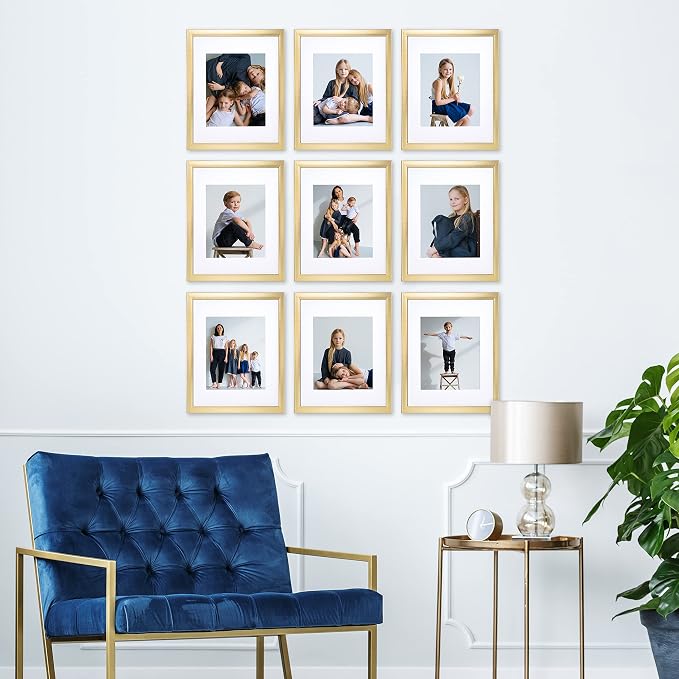 Sheffield Home 9 Piece Gallery Wall Frame Set, 11x14 Inch - Image 2